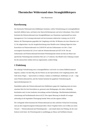 Erste Seite einer Arbeit, gesetzt in der Vorlage Elsevier Journal (Review)
