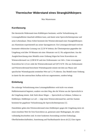 Erste Seite einer Arbeit, gesetzt in der Vorlage Nature / PLOS ONE